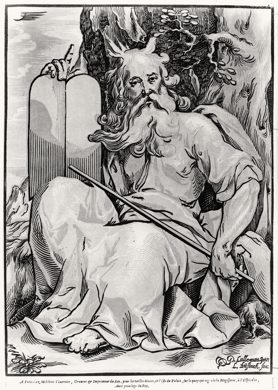 Moses by Georges after Lallemand