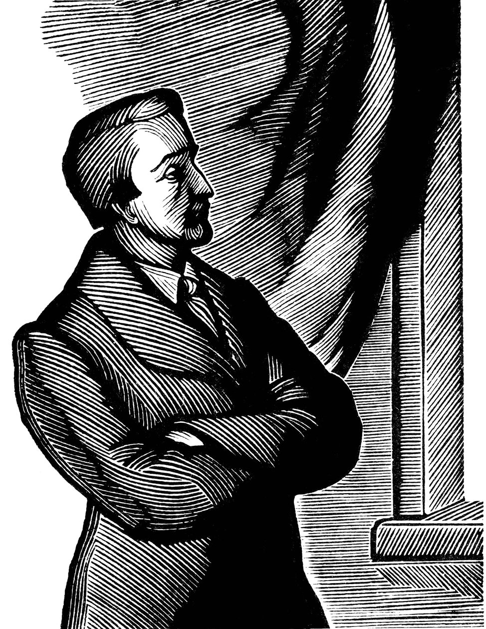 Heinrich Heine, 19th century German poet, 1934 by Georgi Yecheistov
