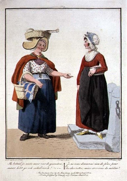 Fish Sellers by Georgius Jacobus Johannes van (after) Os