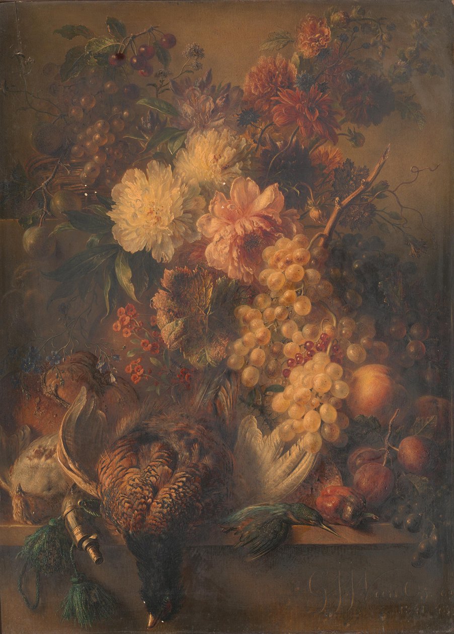 Birds and Fruits by Georgius Jacobus Johannes van Os