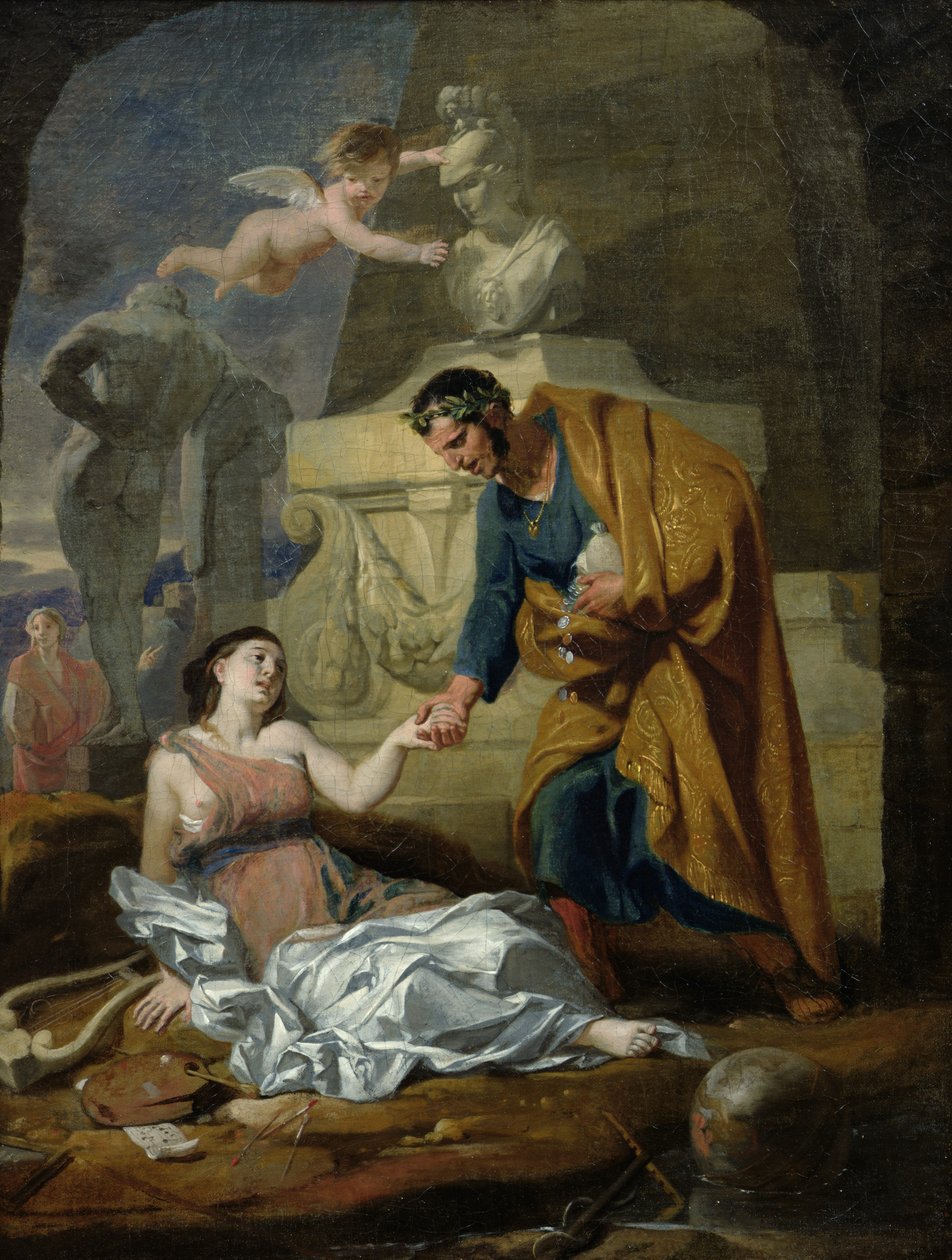 Allegory of the Arts and Patronage or, Emperor Augustus (63-14 BC) Supporting the Arts, 1660-69 by Gerard de Lairesse