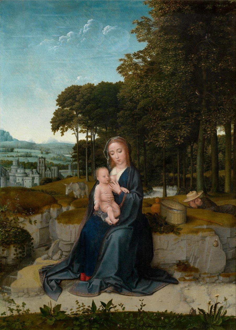 The Rest on the Flight into Egypt by Gerard David