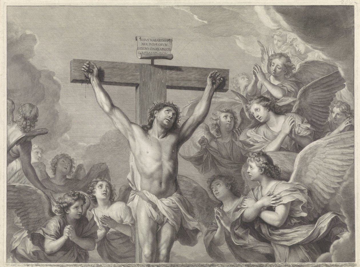 Christ on the Cross by Gérard Edelinck