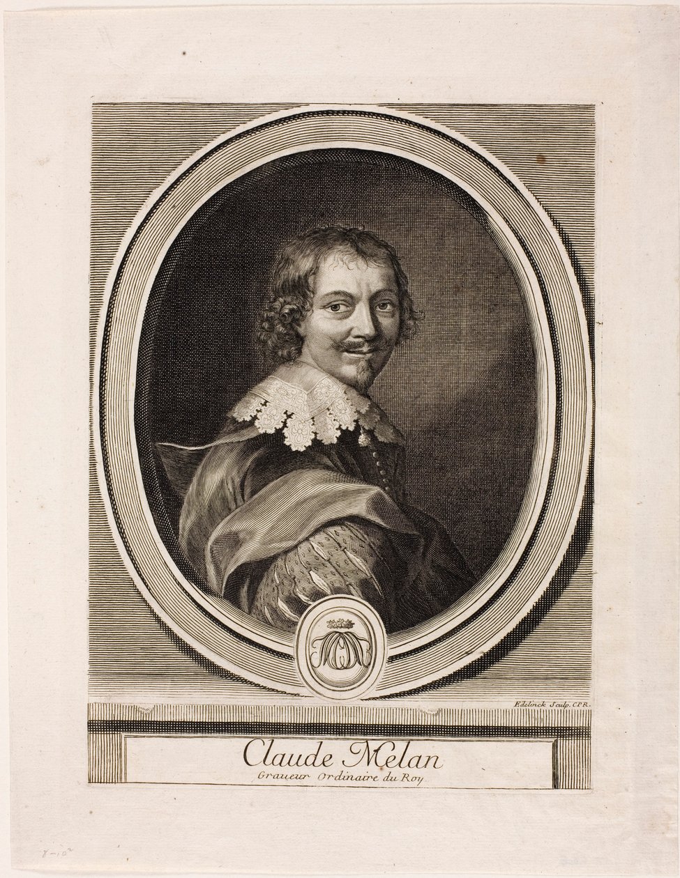 Claude Mellan by Gérard Edelinck
