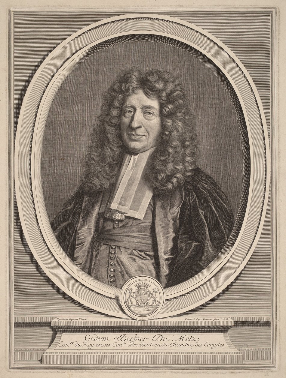 Gedeon Berbier-Du Metz by Gérard Edelinck
