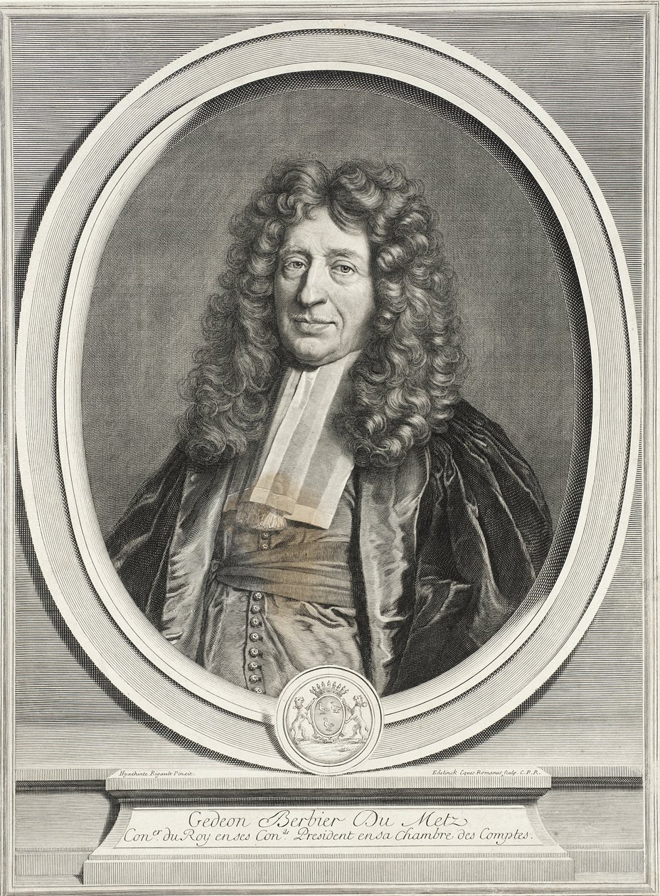 Gédéon Berbier du Metz by Gérard Edelinck