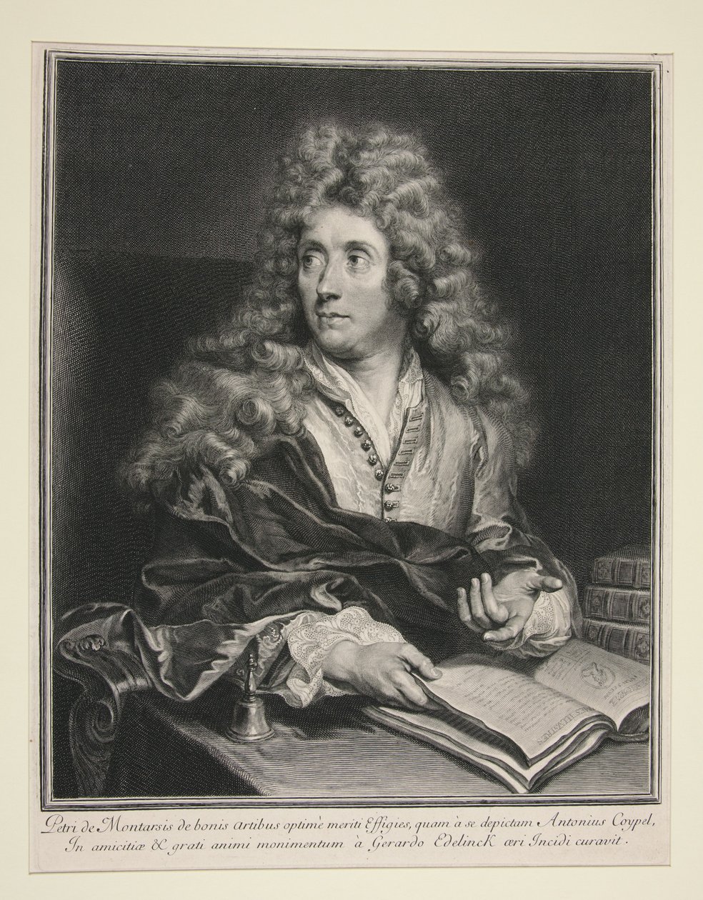 Portrait of Antoine Coypel by Gérard Edelinck