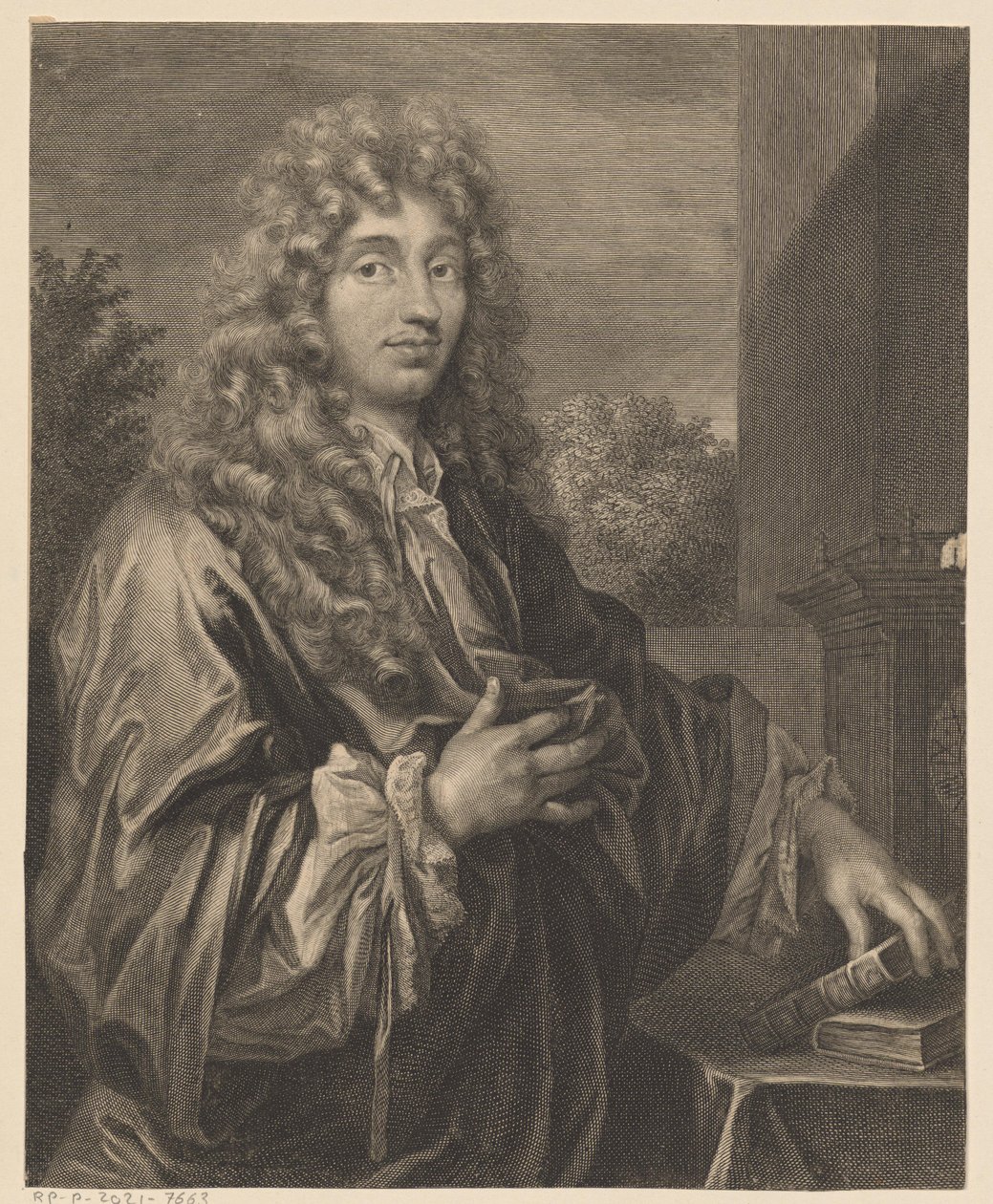 Portrait of Christiaan Huygens by Gérard Edelinck