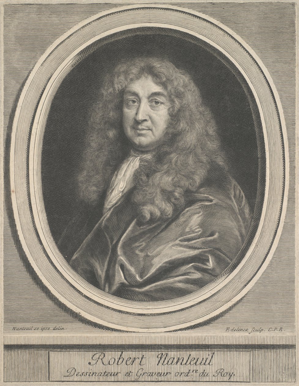 Robert Nanteuil by Gérard Edelinck