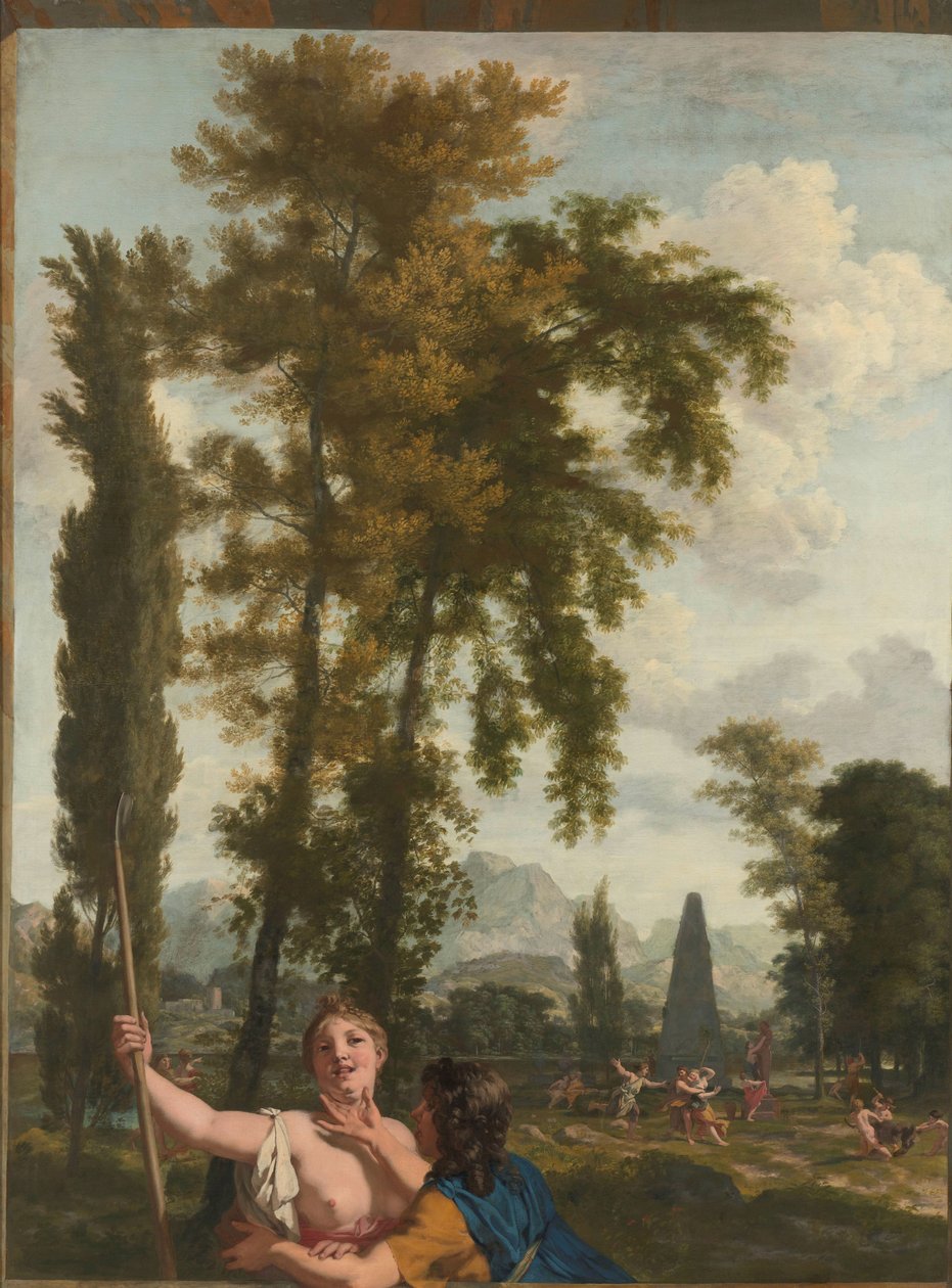 Italian Landscape with Shepherd and Shepherdess (series title) by Gerard de Lairesse