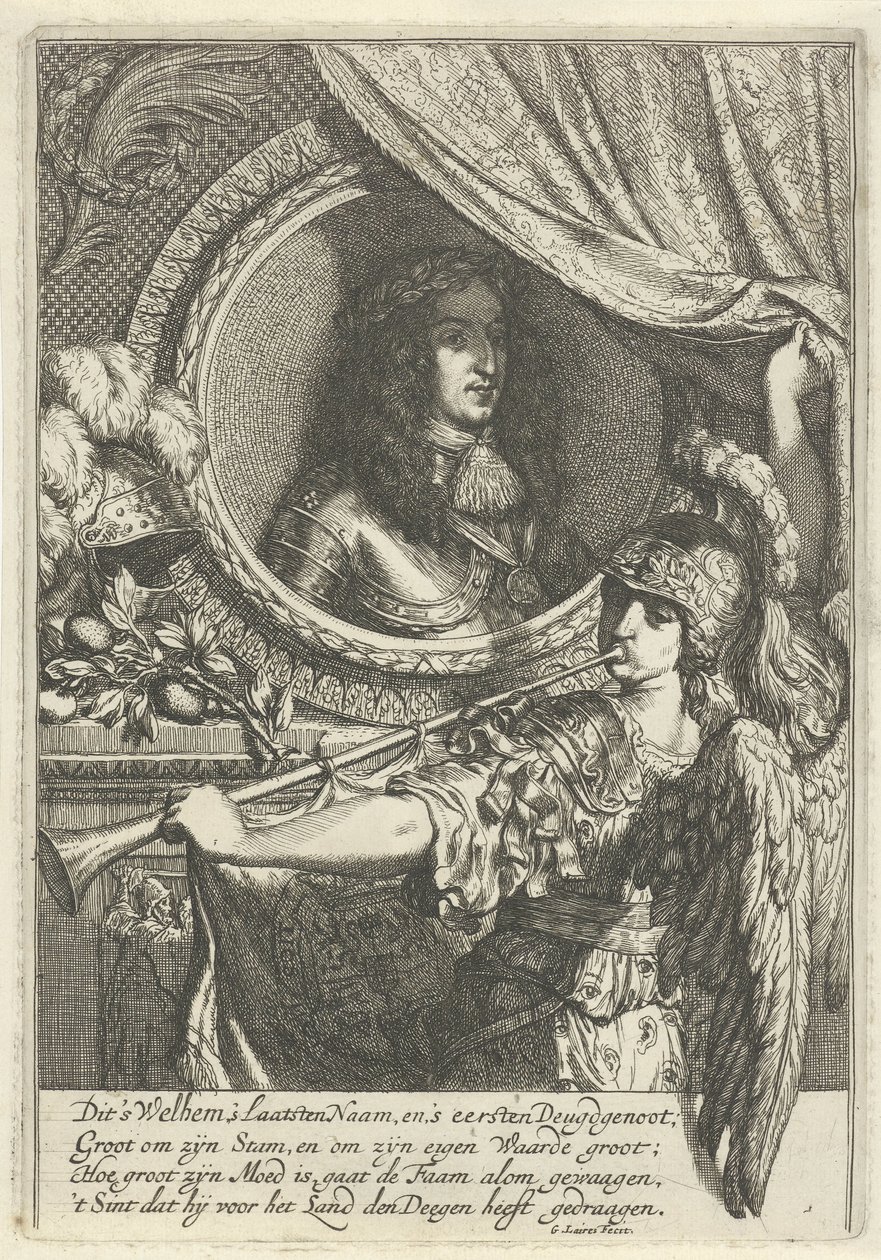 Portrait of Prince William III by Gerard de Lairesse