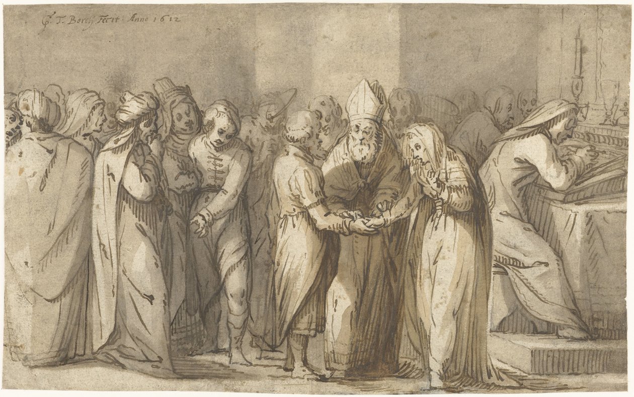 The Marriage Blessing of the Virgin Mary by Gerard ter Borch
