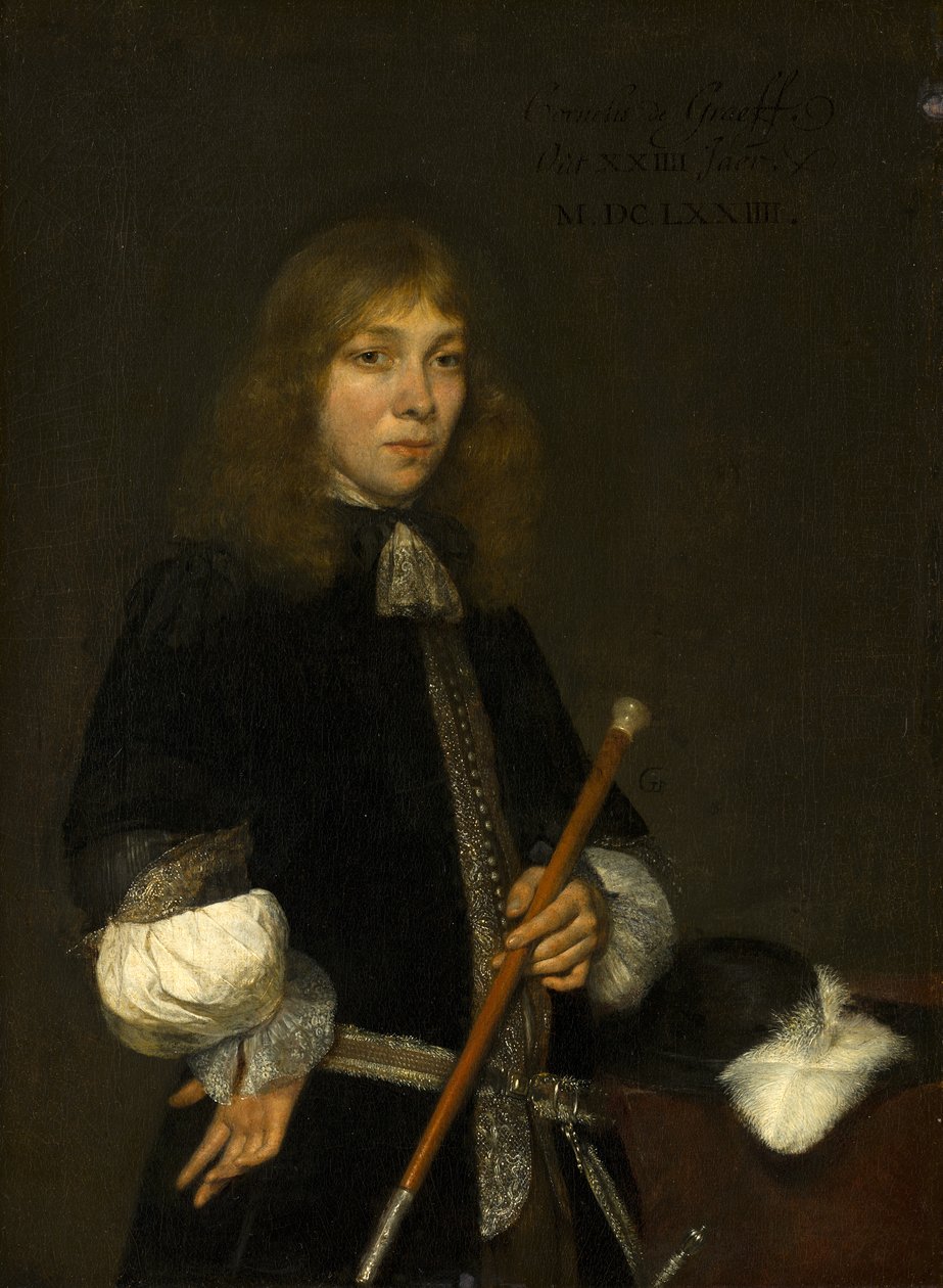 Portrait of Cornelis de Graeff (1650-1678) by Gerard ter Borch