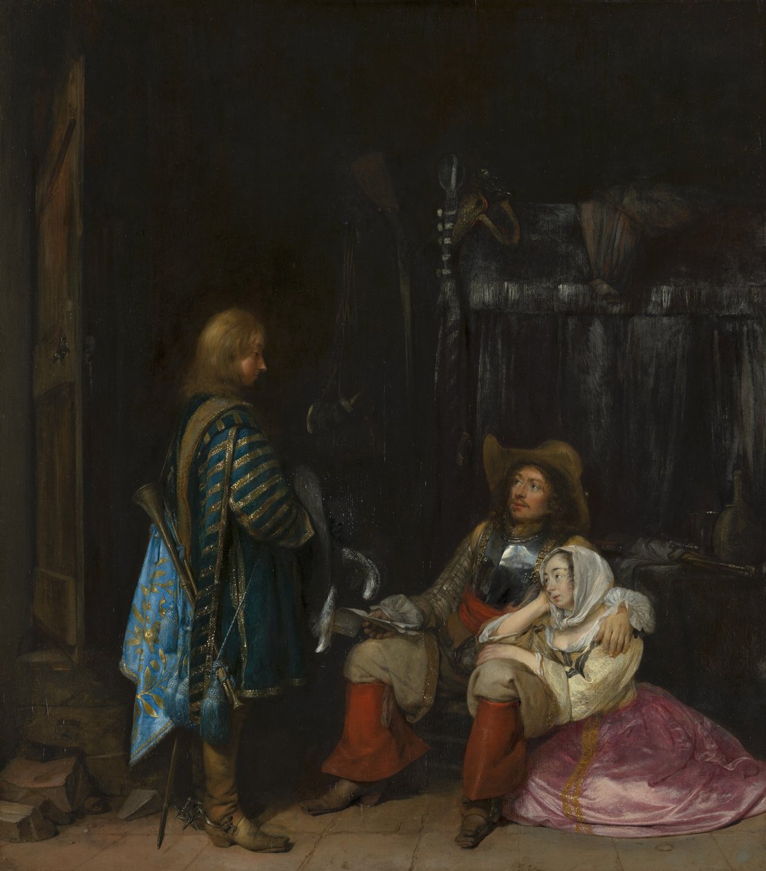 The Messenger by Gerard ter Borch