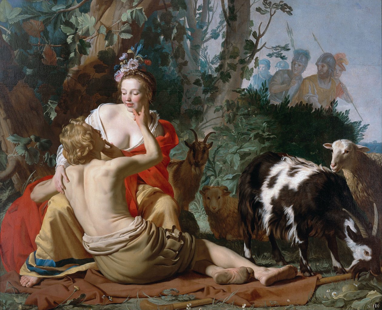 Granida and Daifilo by Gerard van Honthorst