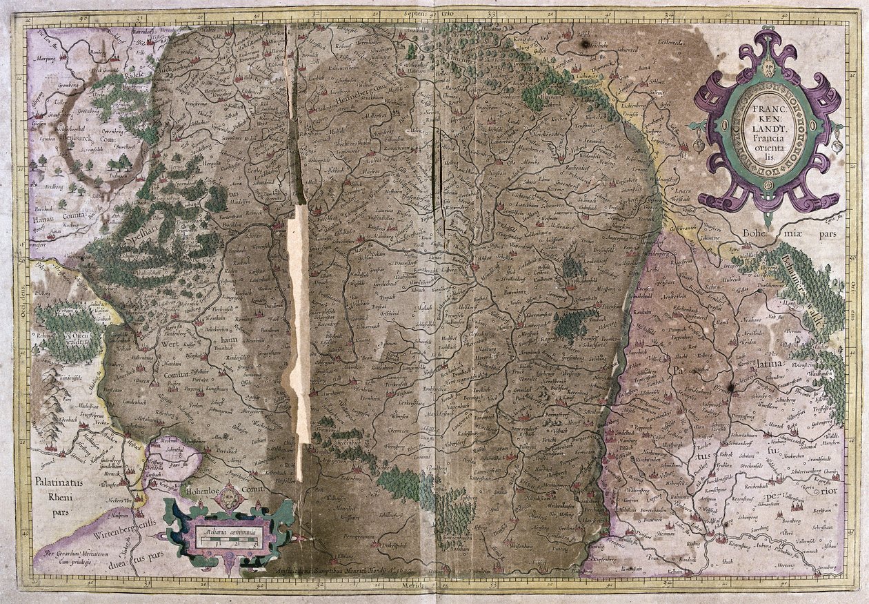 France (engraving) by Gerardus Mercator