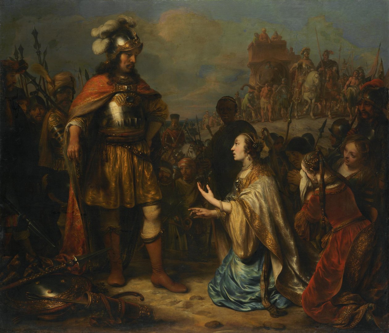 Alexander and the Women of Darius by Gerbrand van den Eeckhout