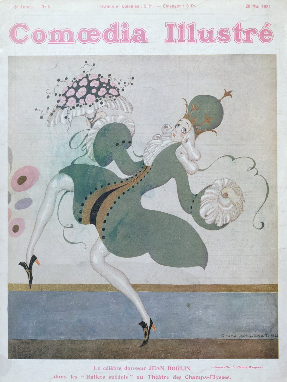 Jean Borlin (1893-1930) star of the Royal Swedish Ballet, from the ...
