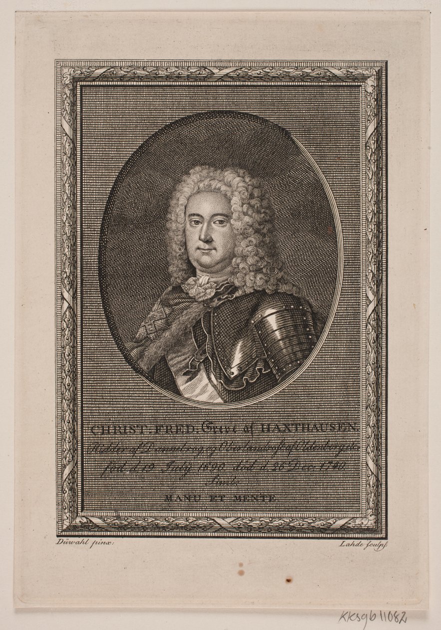 Christian Frederik, Count of Haxthausen by Gerhard Ludvig Lahde