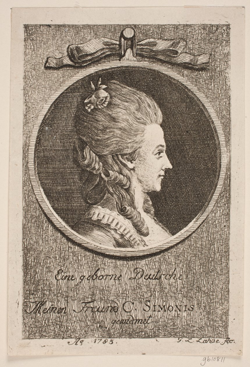 A Born German. Dedicated to My Friend C. Simonis by Gerhard Ludvig Lahde