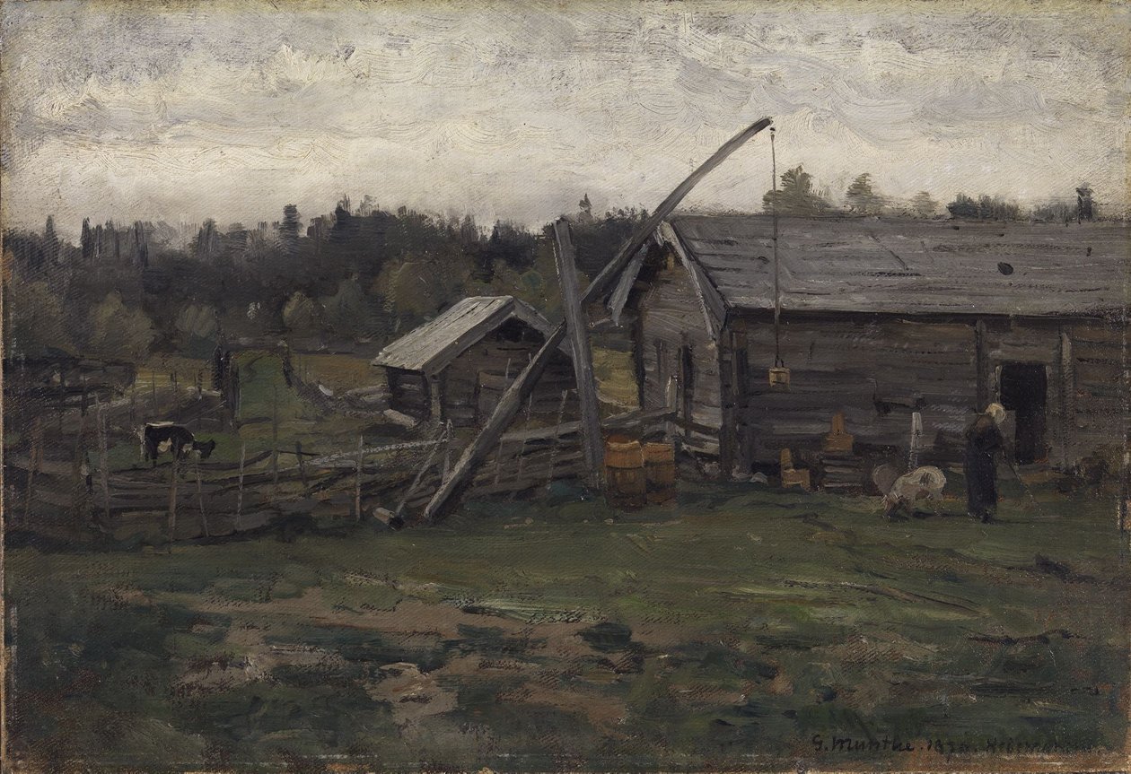 Old Barn, Hedmark by Gerhard Munthe