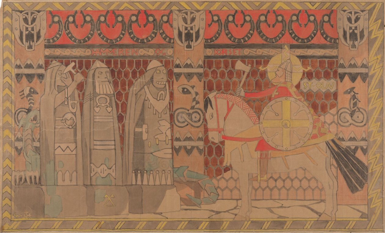 The Hammer and the Cross by Gerhard Munthe
