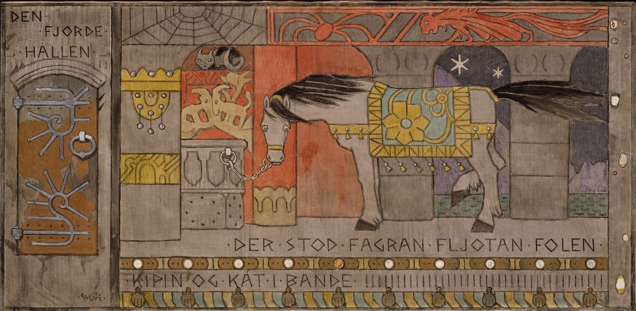 The Fourth Hall by Gerhard Munthe