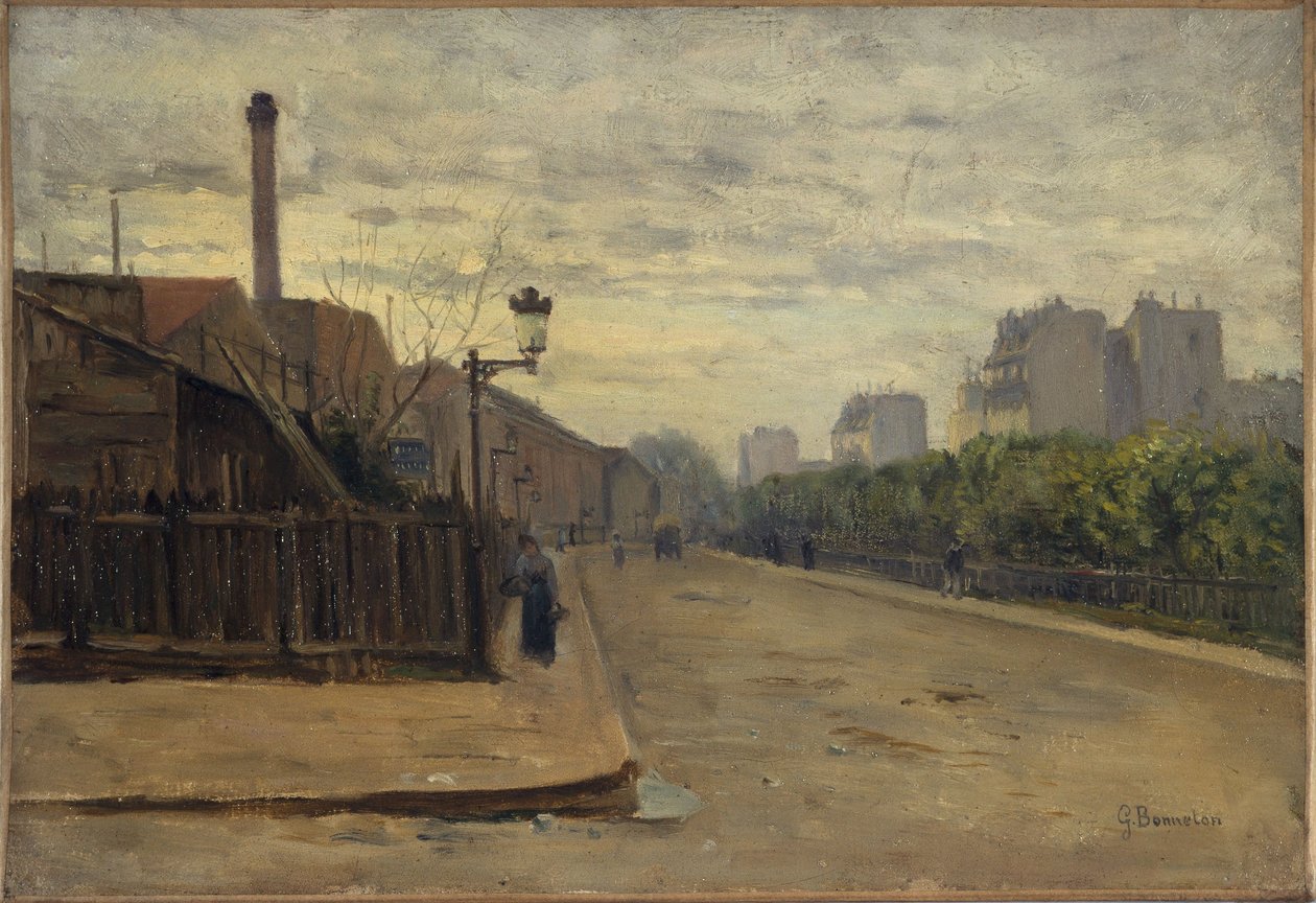 Rue Auguste-Cain, circa 1900 by Germain Eugene Bonneton