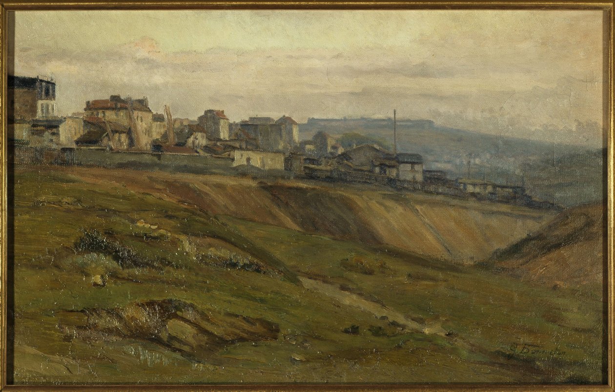 Rue du Moulin-des-Prés, circa 1900 by Germain Eugene Bonneton