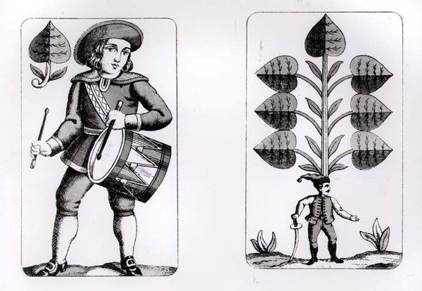 Design for Playing Cards by German School
