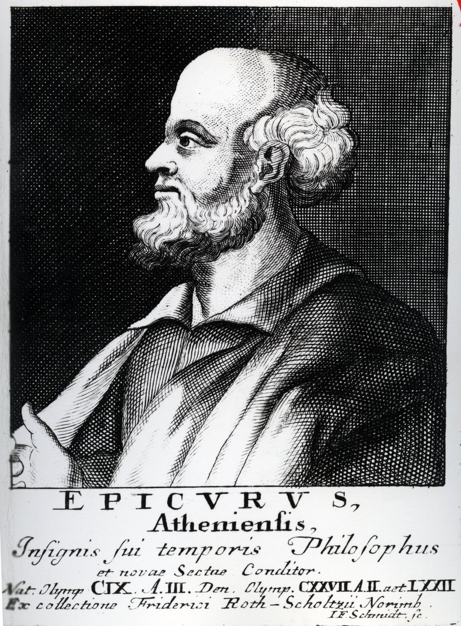 Epicurus by German School