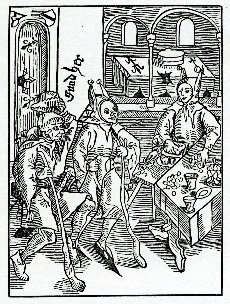 Of Avarice or Covetousness and Prodigality, illustration from Alexander Barclay