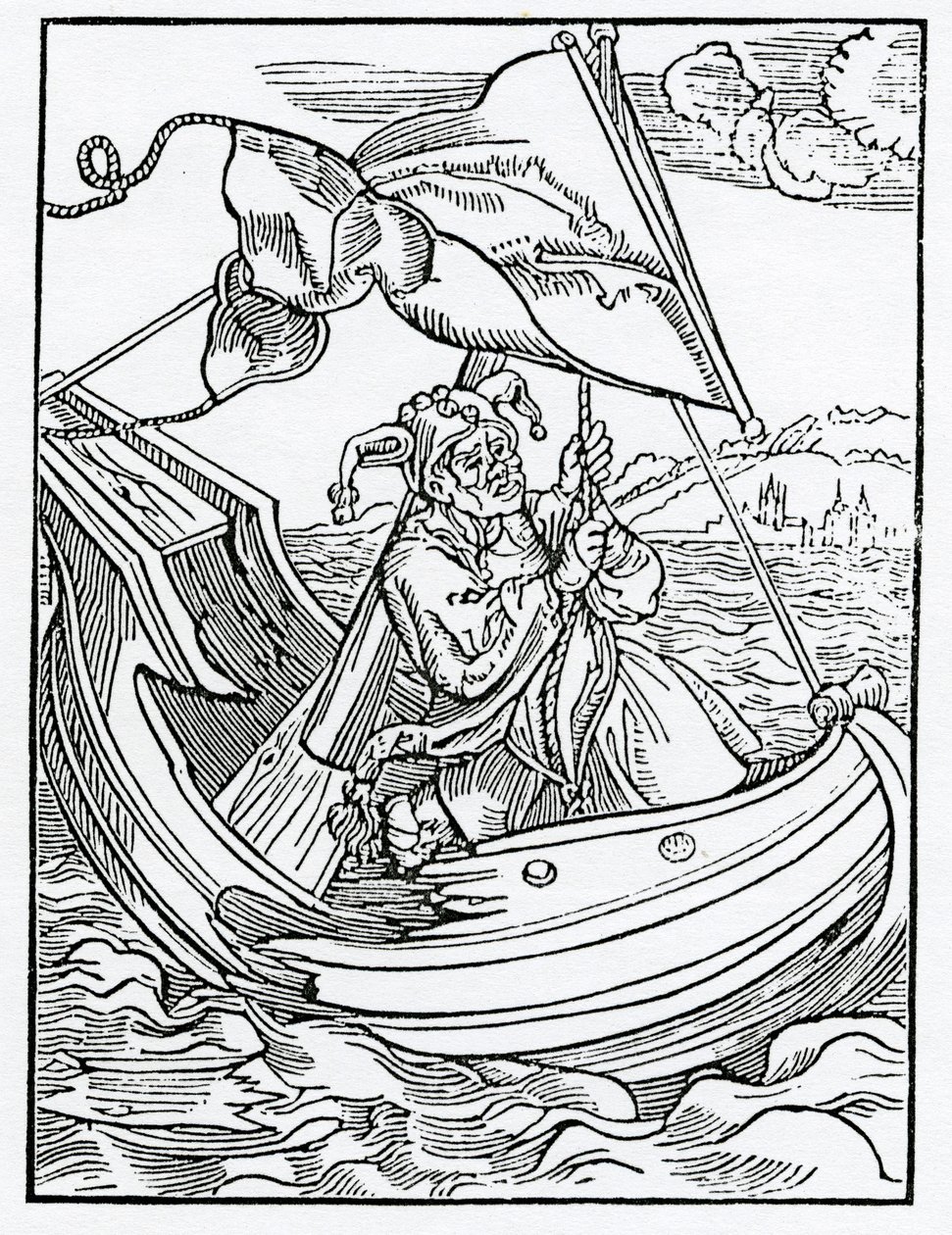 Of the despising of misfortune, illustration from Alexander Barclay's ...