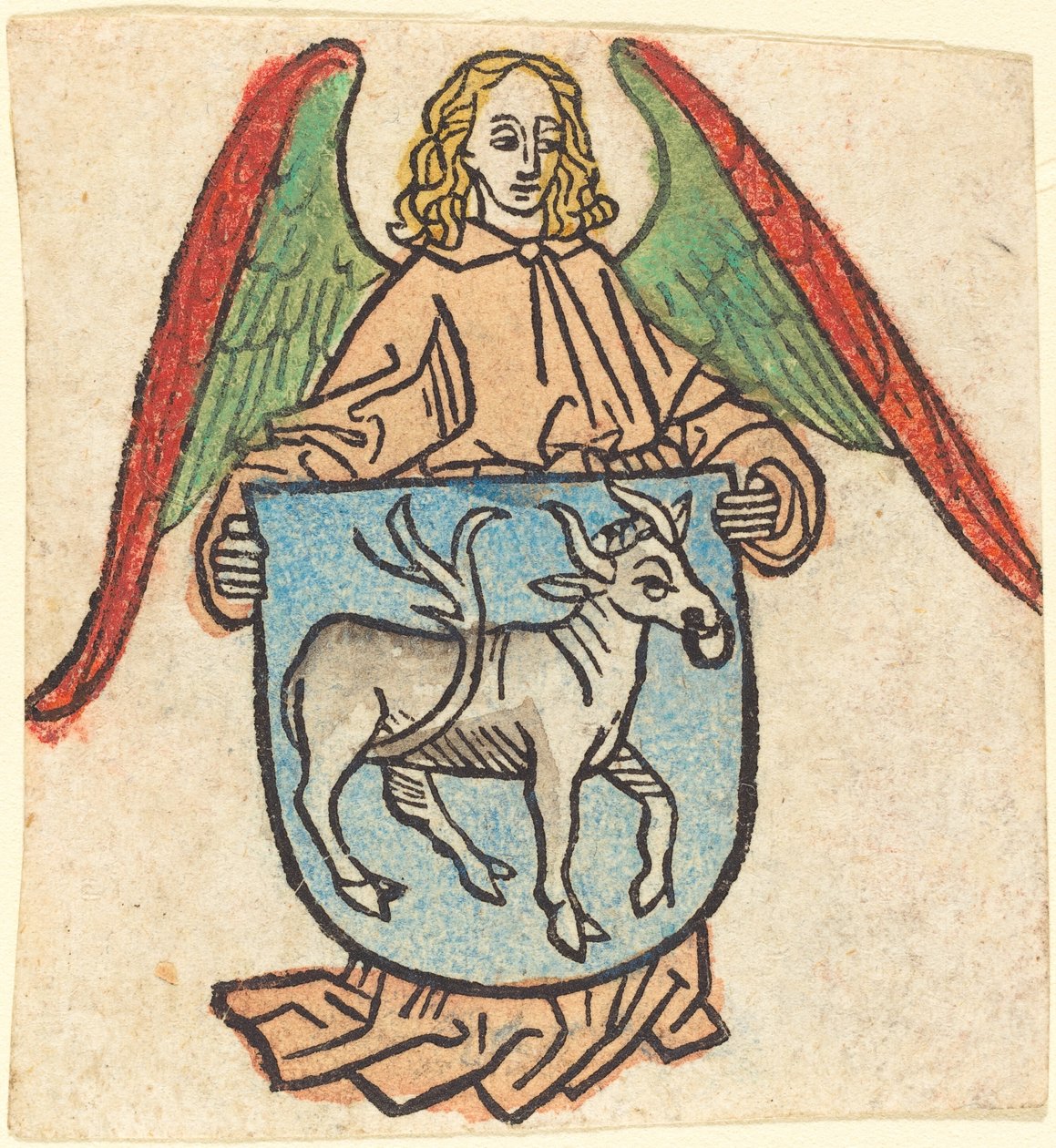 Bookplate of Hilprand Brandenburg of Bibrach by German 15th Century