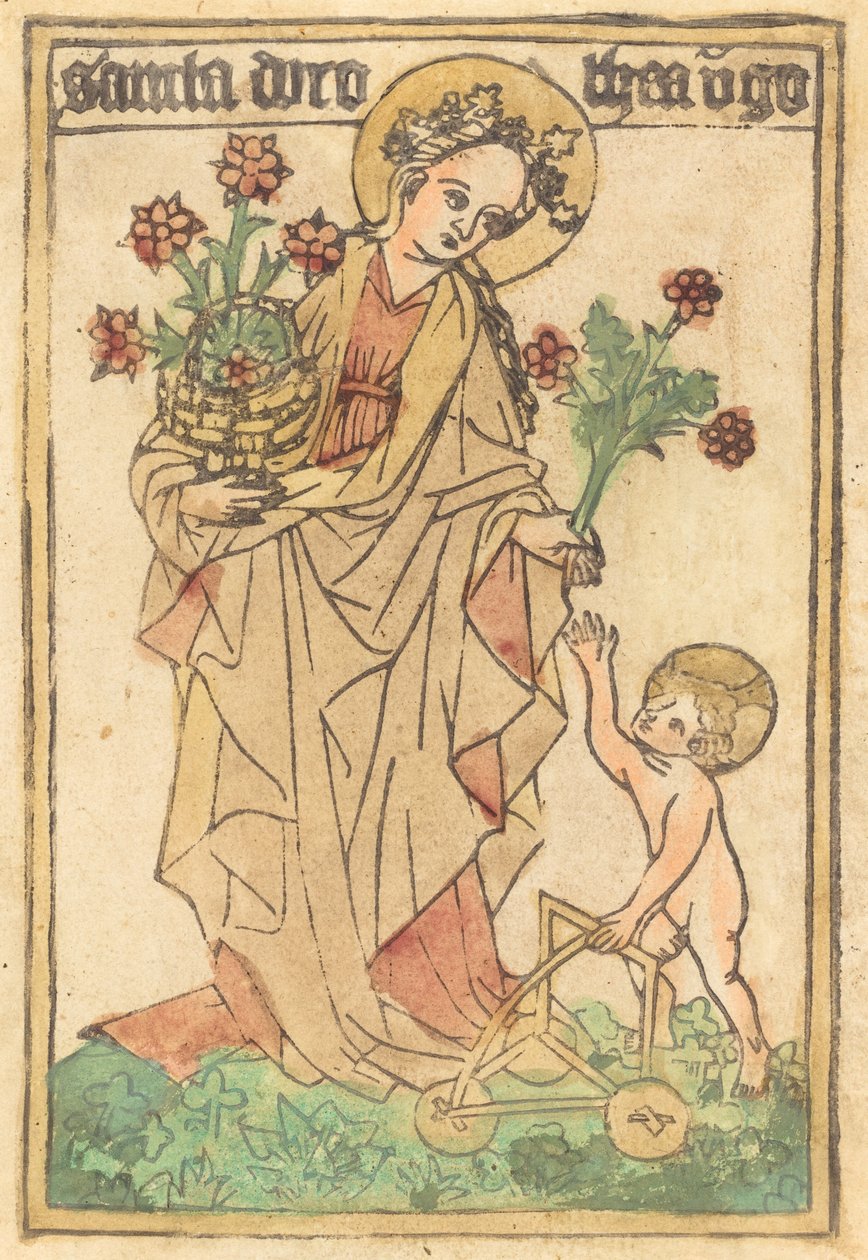 Saint Dorothy by German 15th Century