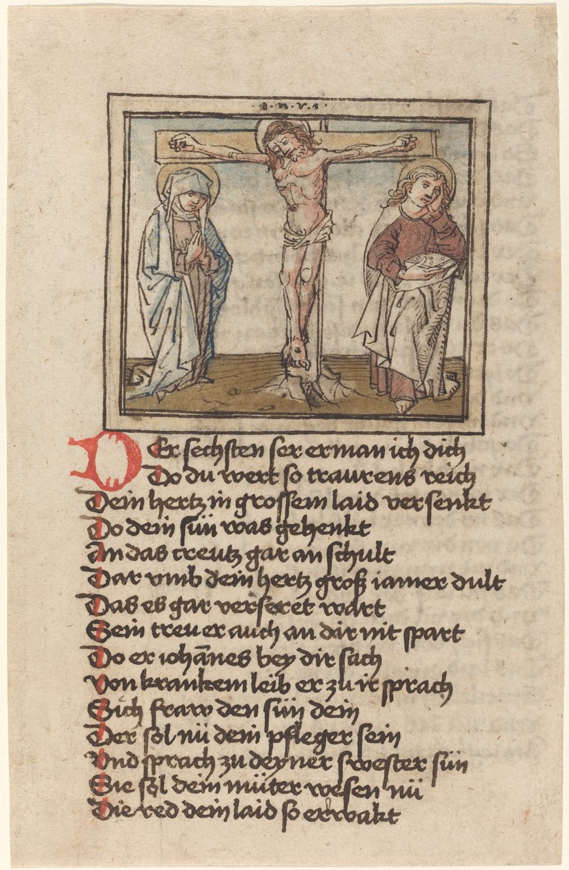 The Crucifixion by German 15th Century