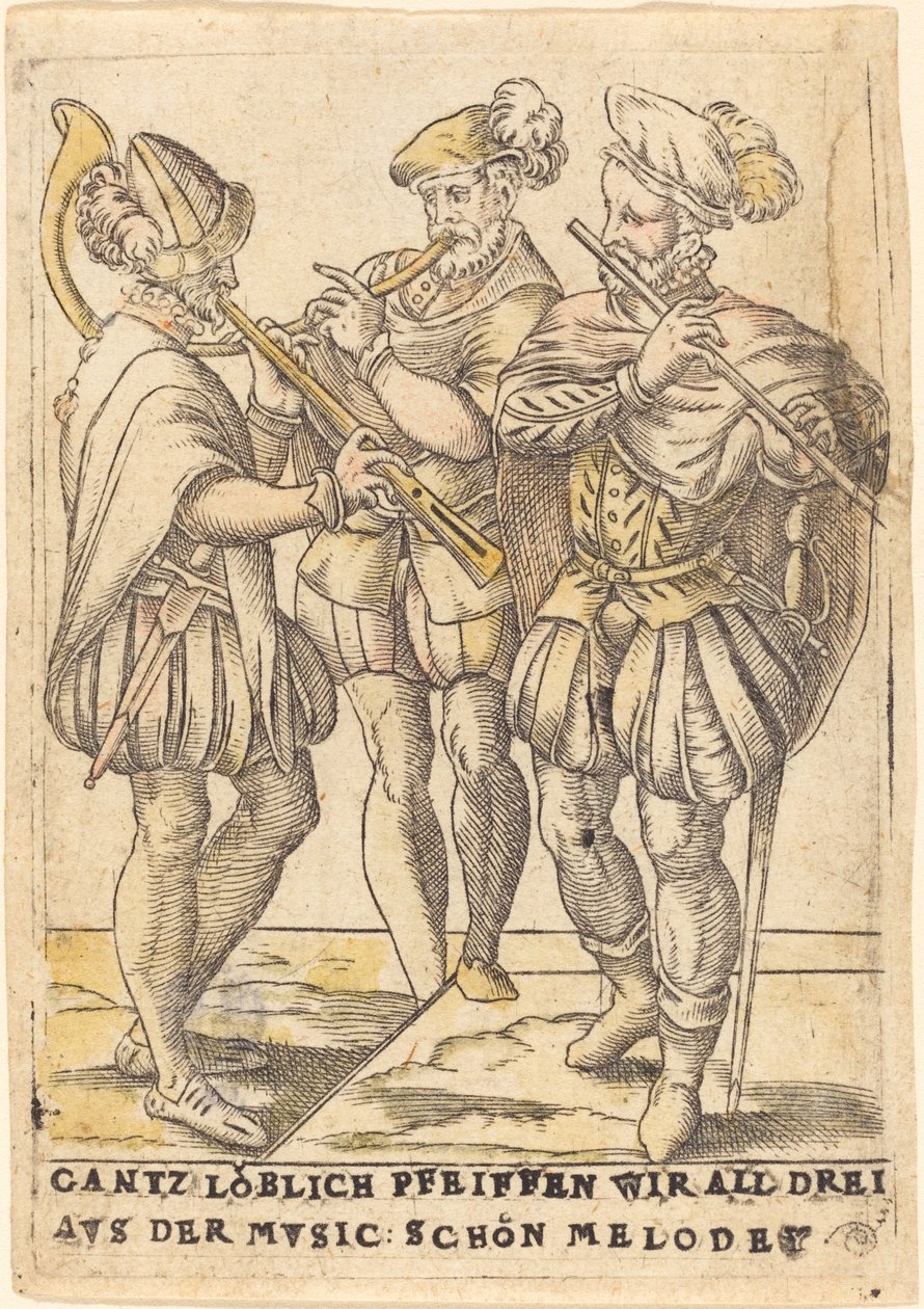 We all three play music: Beautiful Melody by German 16th Century