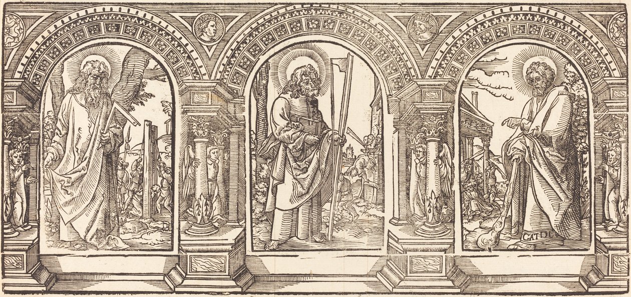 Christ and His Disciples IV by German 16th Century after Martin Schongauer
