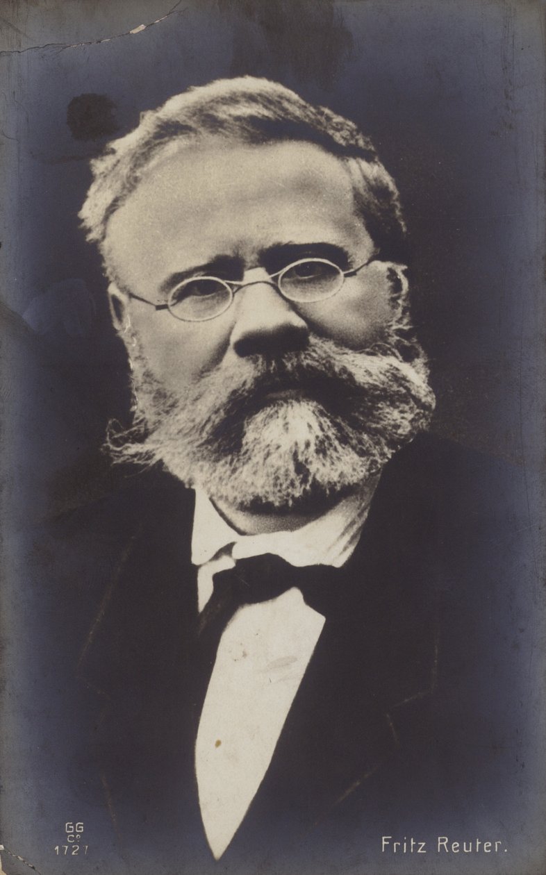 Fritz Reuter (1810-1874), German Novelist by German Photographer