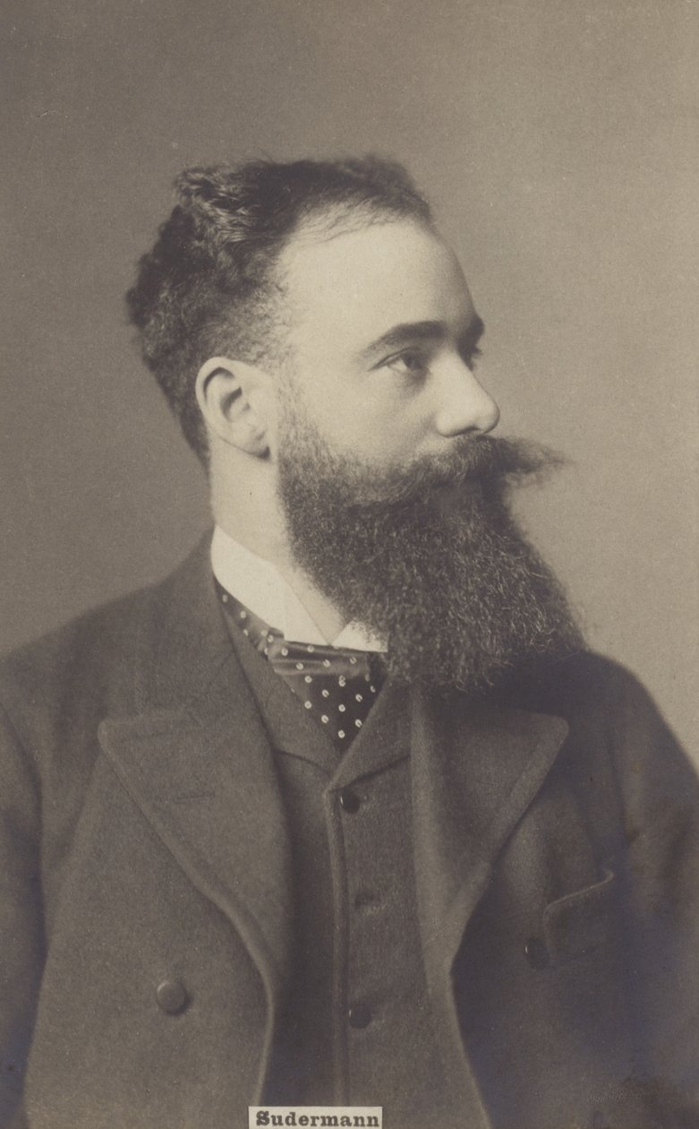 Hermann Sudermann, German Dramatist and Novelist by German Photographer