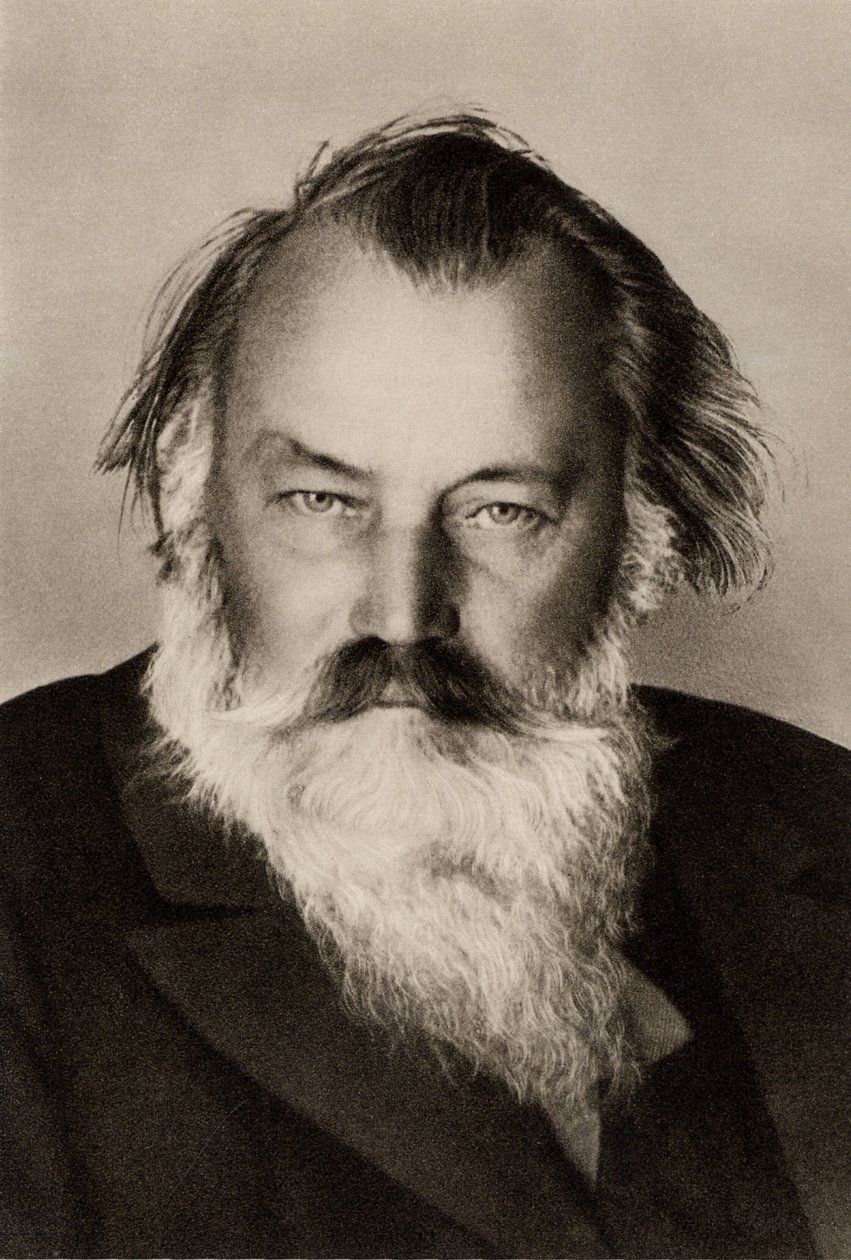 Johannes Brahms by German Photographer