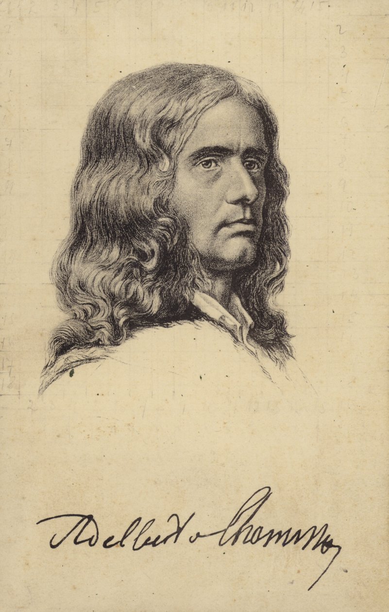 Adalbert von Chamisso (1781-1838), German Poet and Botanist by German School