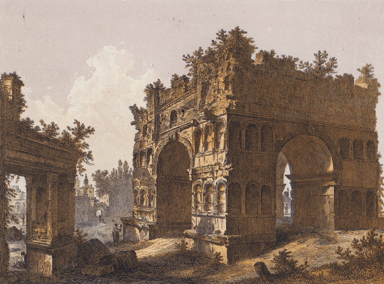 Arch of Janus, Rome by German School