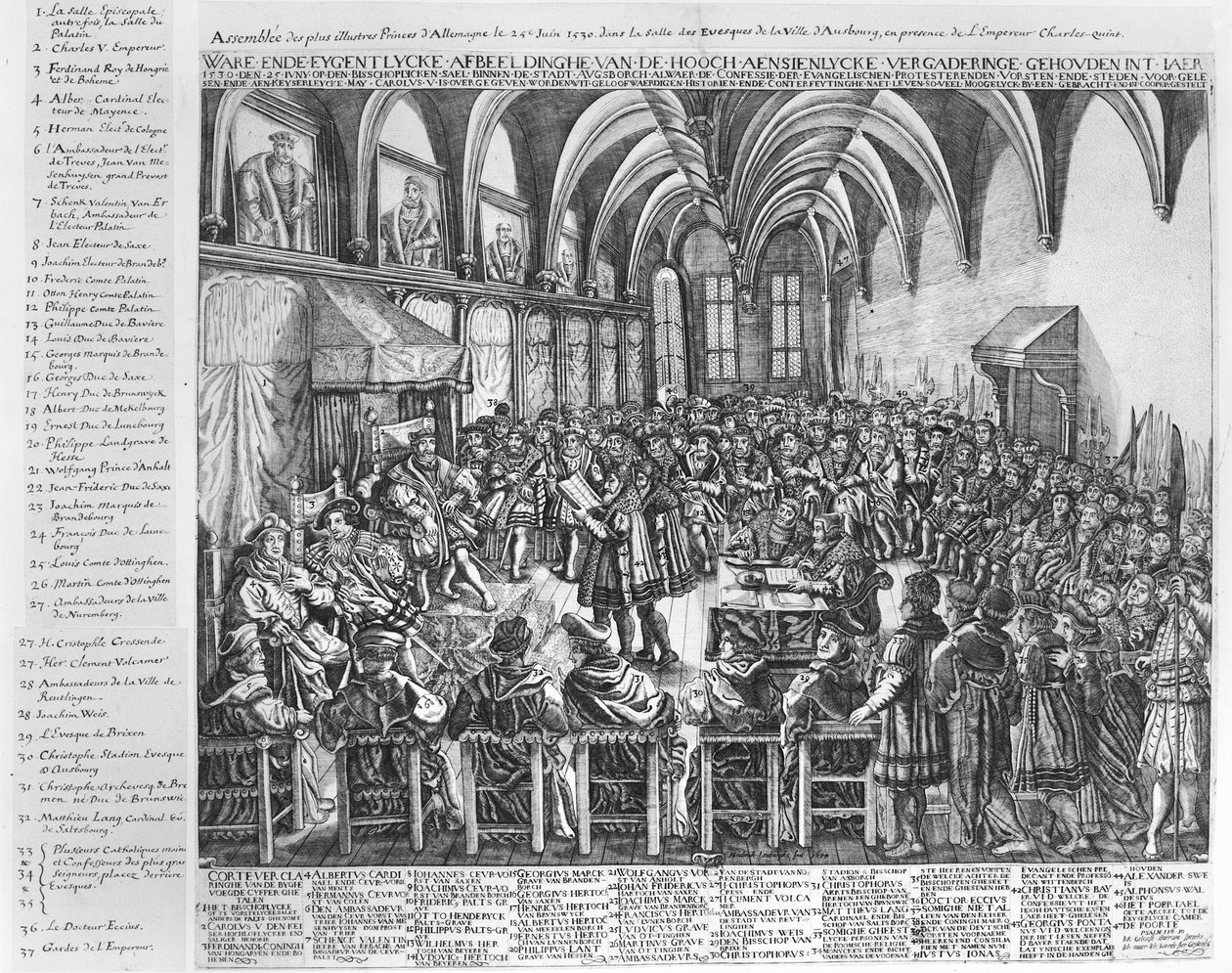 Assembly of the Most Illustrious Princes of Germany, in the Bishop