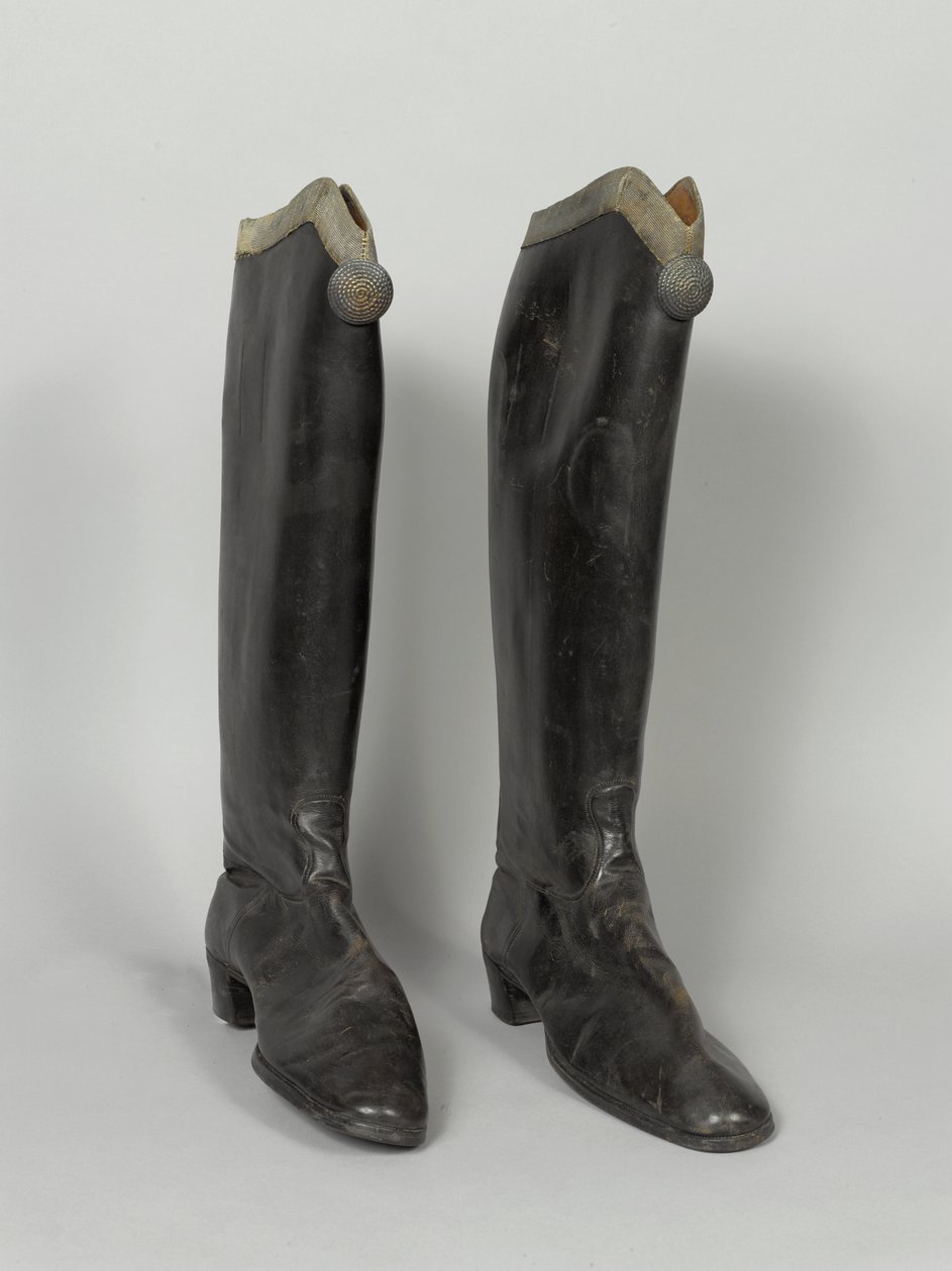Boots, 3rd von Zieten Hussars, worn by HRH The Duke of Connaught, pre-1914 by German School