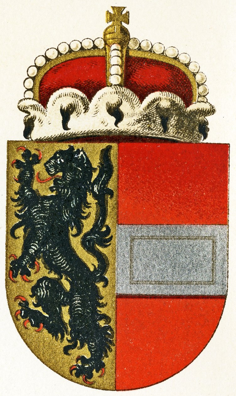 Coat of Arms of Salzburg, with a prince