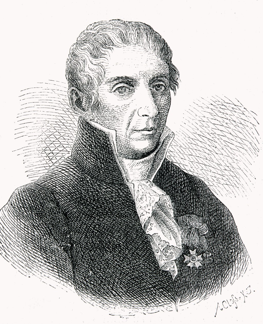 Count Alessandro Volta by German School