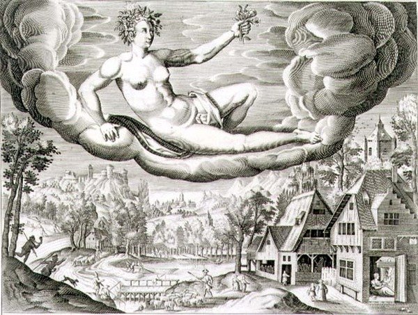 Dawn, Engraved by Paul Furst (c.1605-66) by German School