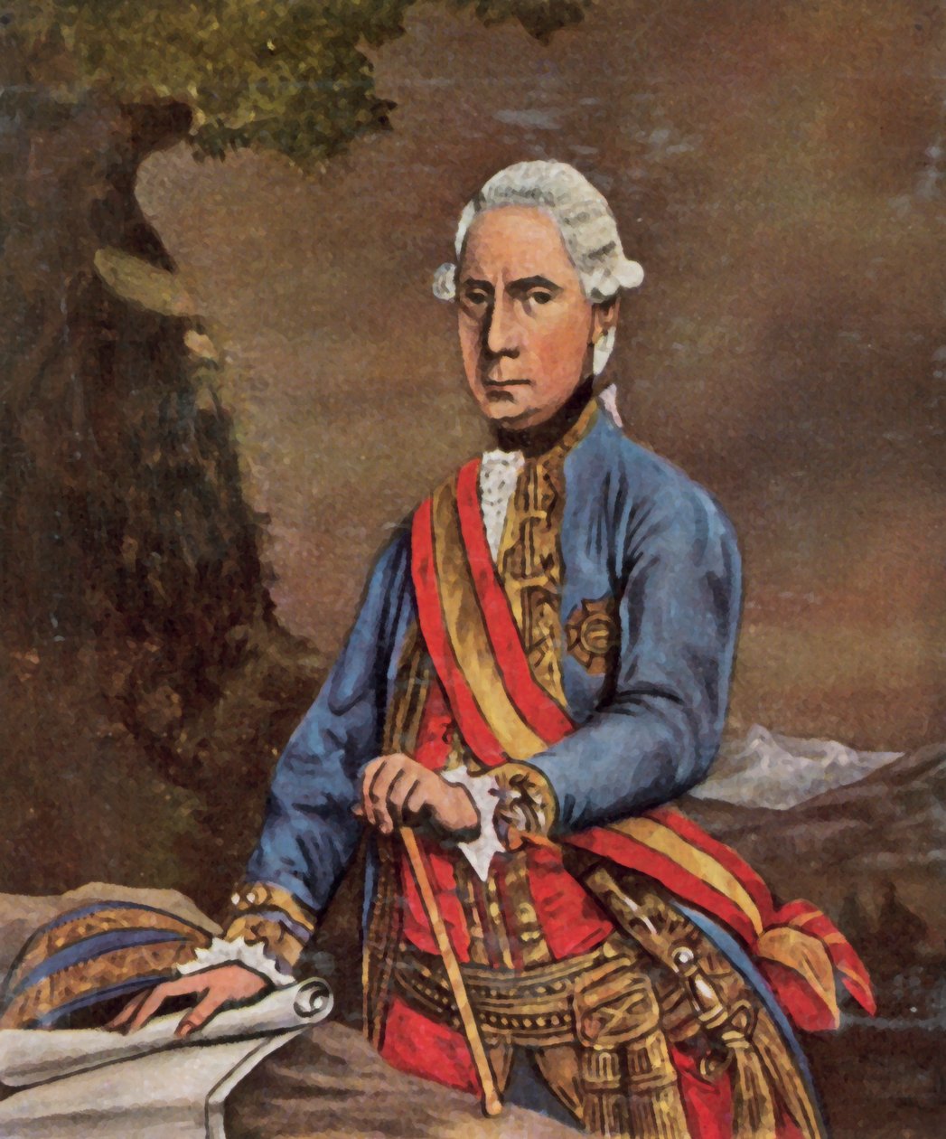 Field Marshal Laudon by German School