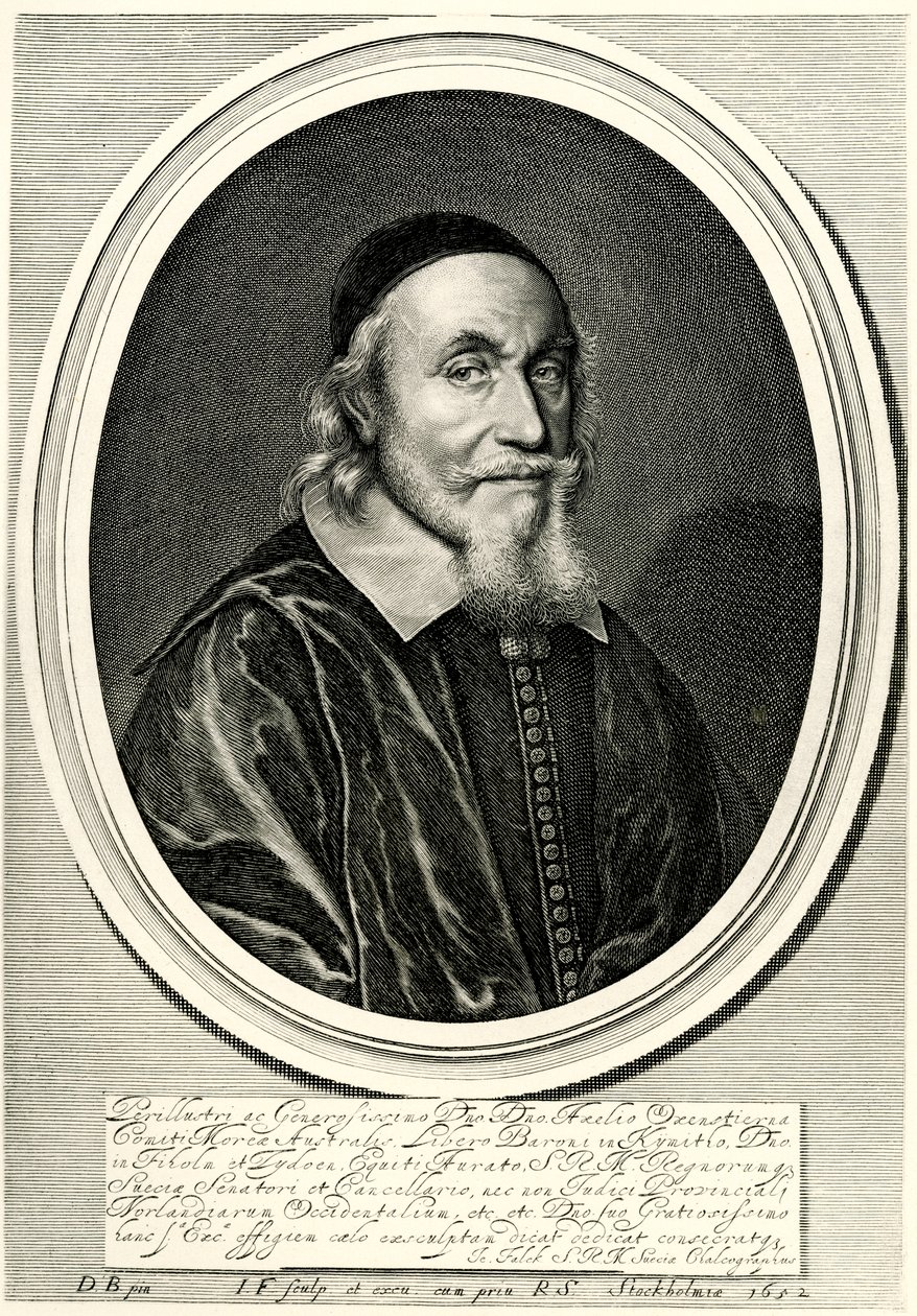 Count Axel Oxenstierna by German School